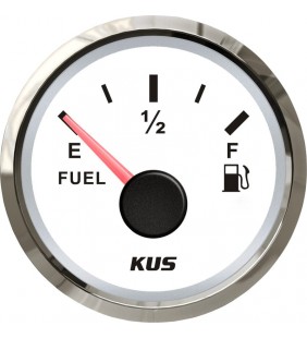 Indicador de combustible 240-33 Ohm Kus inox blanco