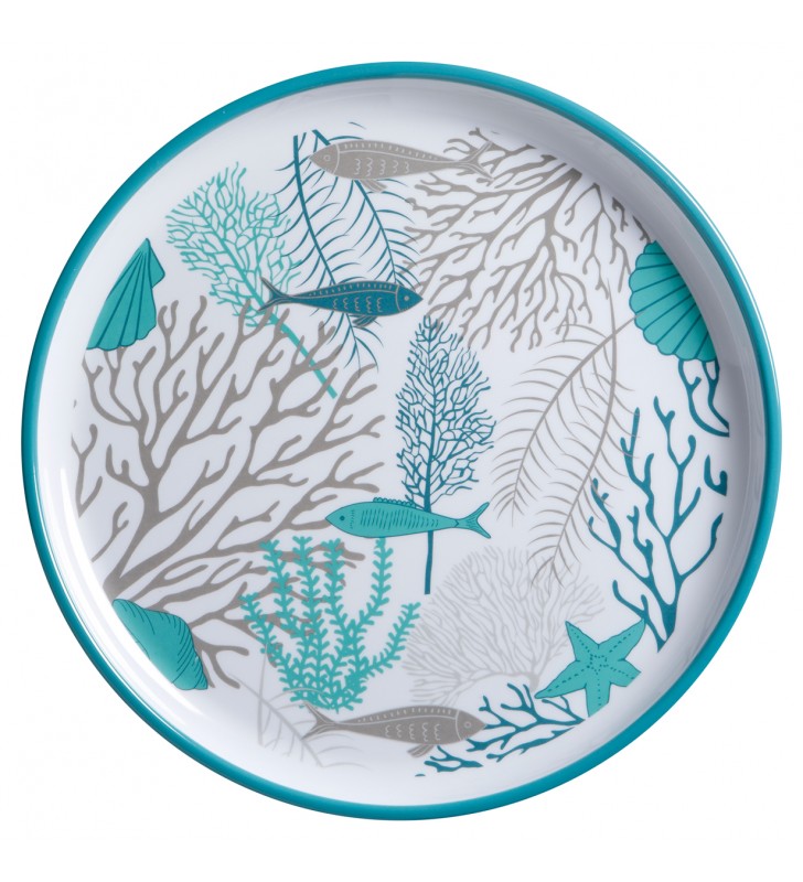 Plato llano melamina antideslizante Coastal