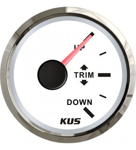 Indicador trim Kus inox blanco