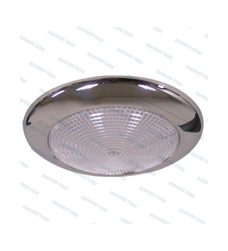 Plafón led interior 94mm inox
