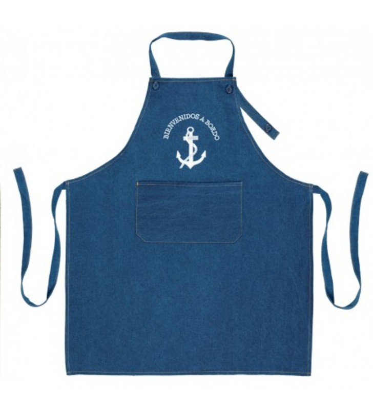 Delantal de cocina Welcome on board 3 uds.