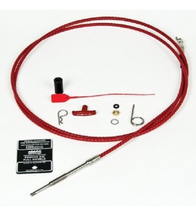 Cable 4'27mts con tirador para extintor Seafire