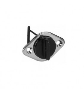 Desagüe 25mm inox con tapón PVC