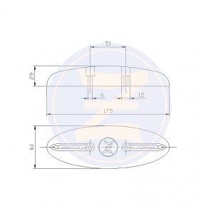 Medidas de Anodo pez 1Kg para atornillar