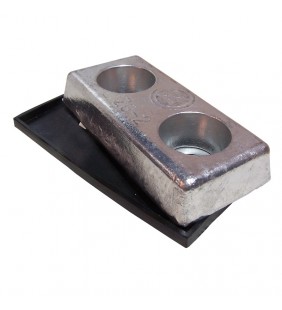 Anodo placa 1,3Kg con junta de goma