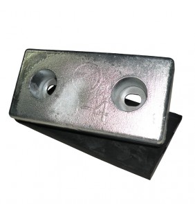 Anodo placa 3,6Kg con junta de goma