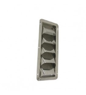 Rejilla de ventilación inox de 5 salidas