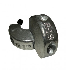 Anodo collar corto para eje 19 mm Zineti
