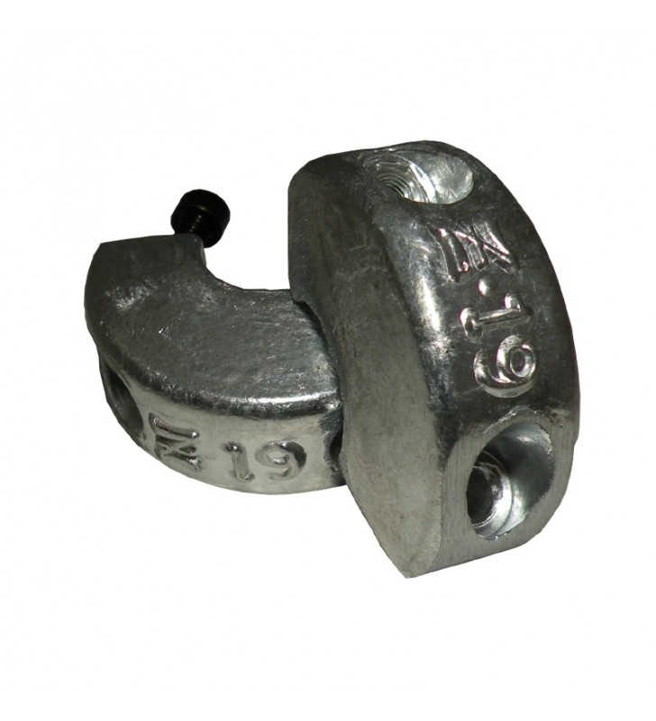 Anodo collar corto para eje 19 mm Zineti