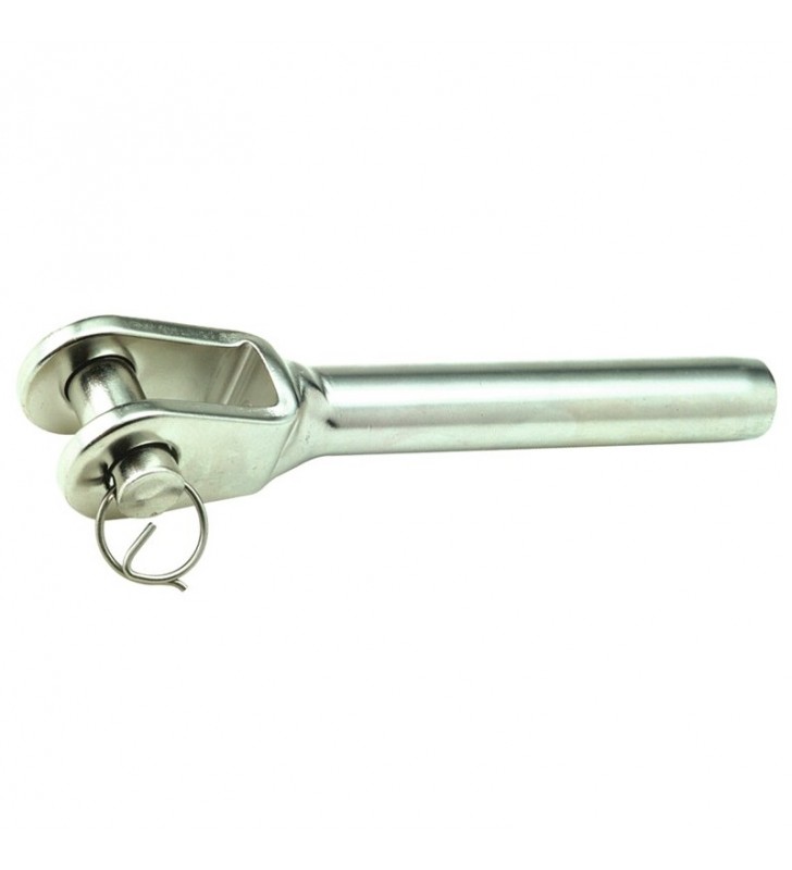 Terminal horquilla 4mm inox
