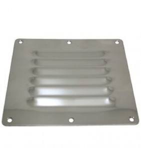 Rejilla de ventilación inox 127x115mm