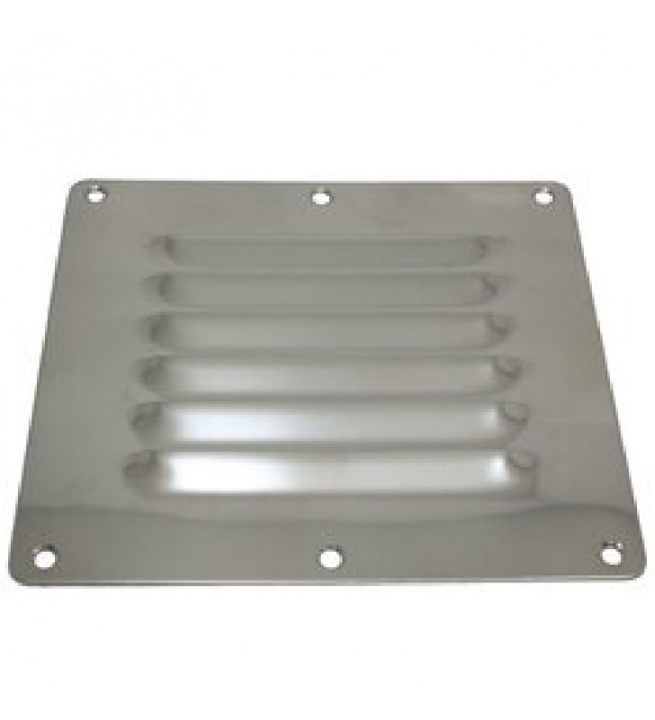 Rejilla de ventilación inox 127x115mm