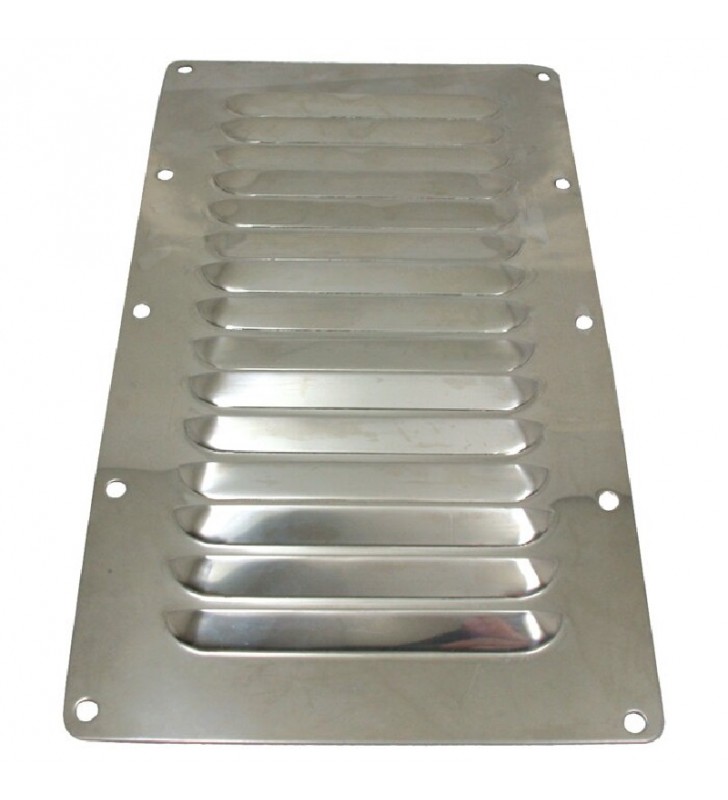 Rejilla de ventilación inox 228x127mm