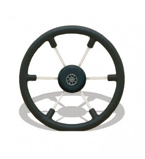 Volante timón 330mm Leader negro