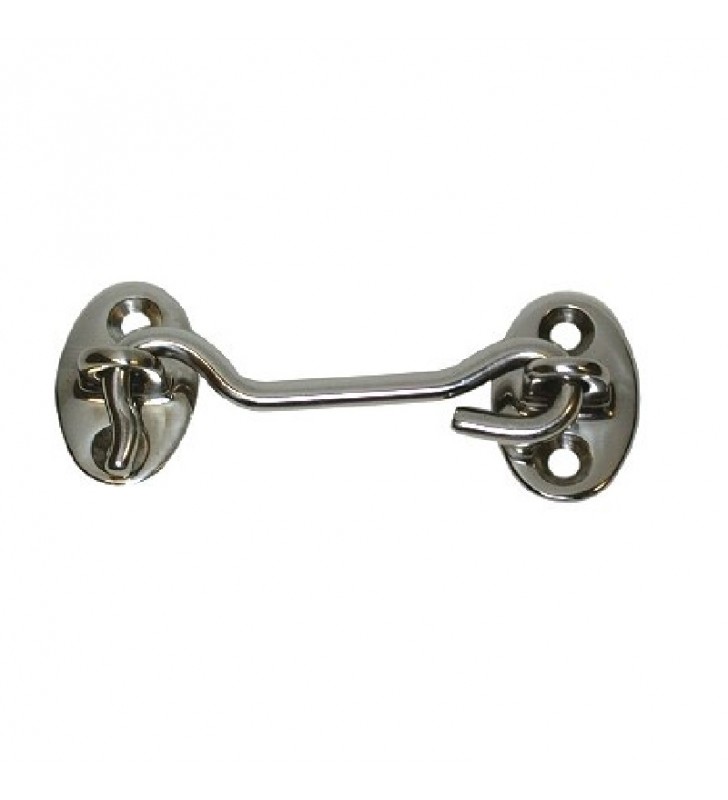 Aldabilla de latón cromado 76mm