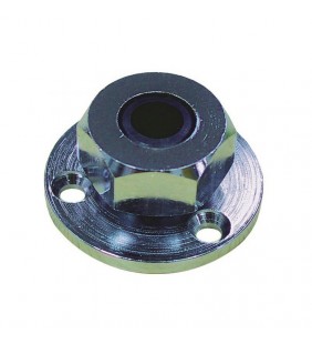 Pasacables 8mm latón cromado
