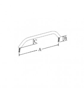 Asa de acero inox 229mm