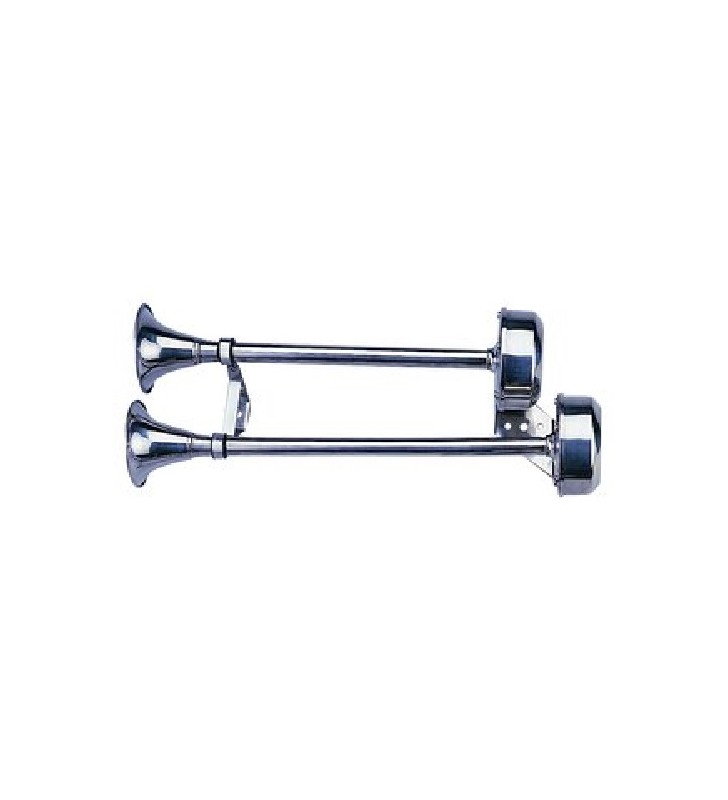 Bocina eléctrica trompeta doble 24V