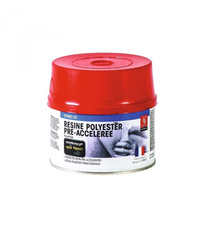 Resina De Poliester Preacelerada 375g.