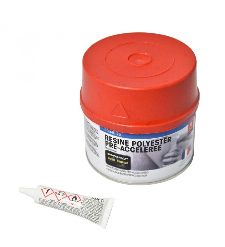Resina De Poliester Preacelerada 375g.