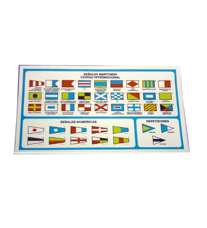 Adhesivo código de señales 215 x 125mm