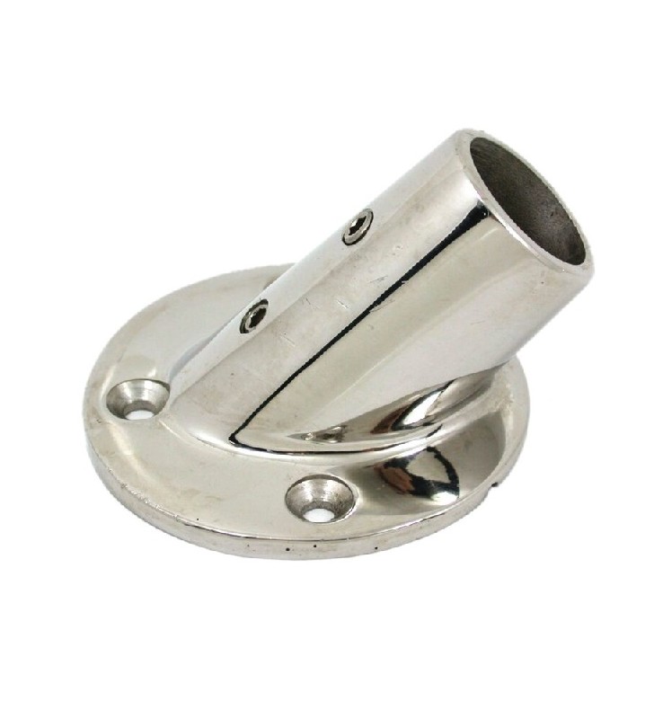 Tintero inox 45º tubo de 25mm