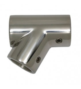 Conexión inox en Y 60º tubo de 22mm