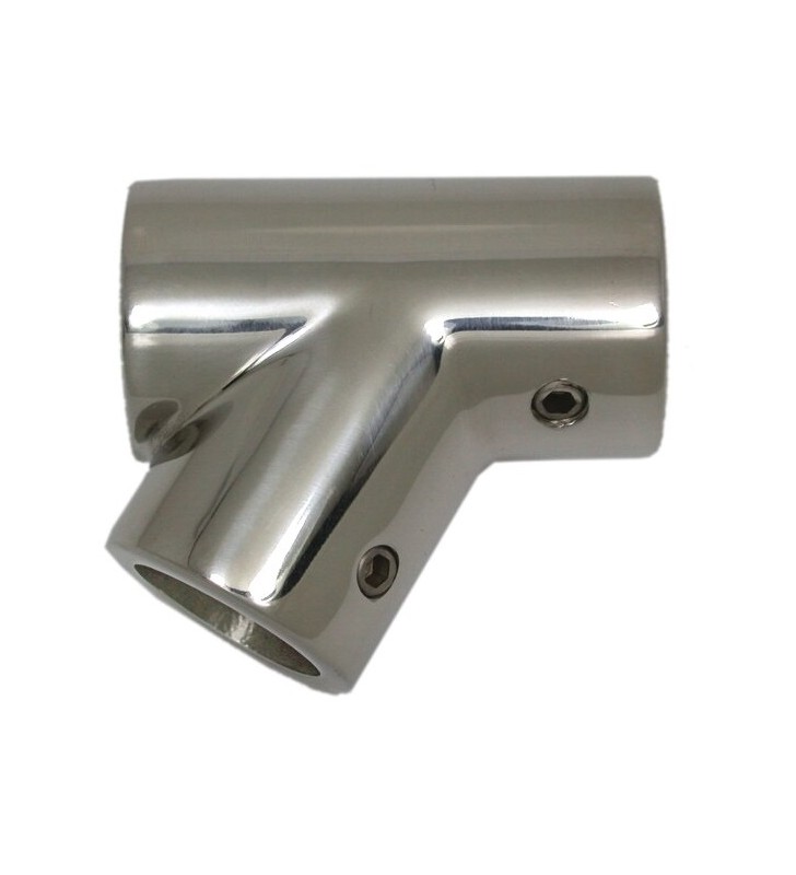 Conexión inox en Y 60º tubo de 22mm