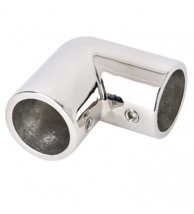Conexión inox en codo de 90º tubo de 22mm