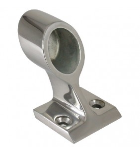 Conexión terminal inox tubo de 22mm inclinada fuera