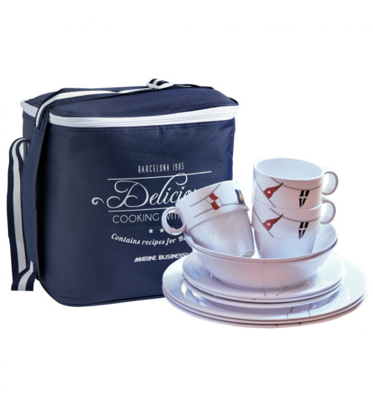 Pack vajilla Regata 4 servicios + cesta