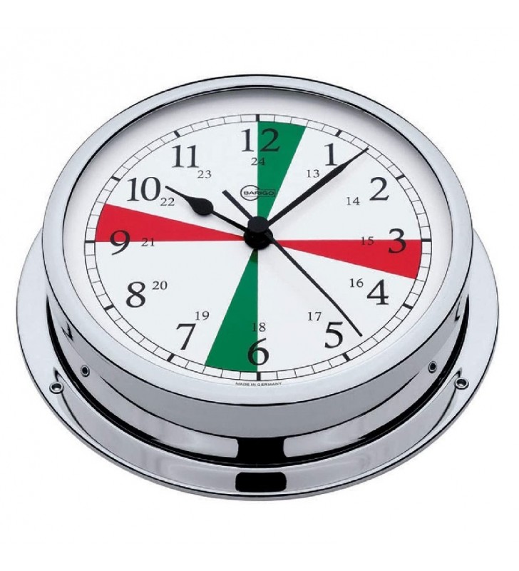 Reloj latón cromado 130mm Barigo