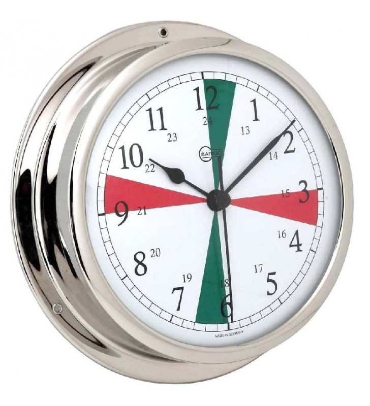Reloj latón cromado 130mm Barigo