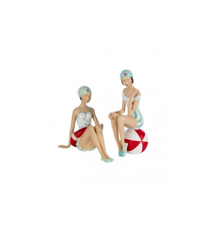 Pareja bañistas