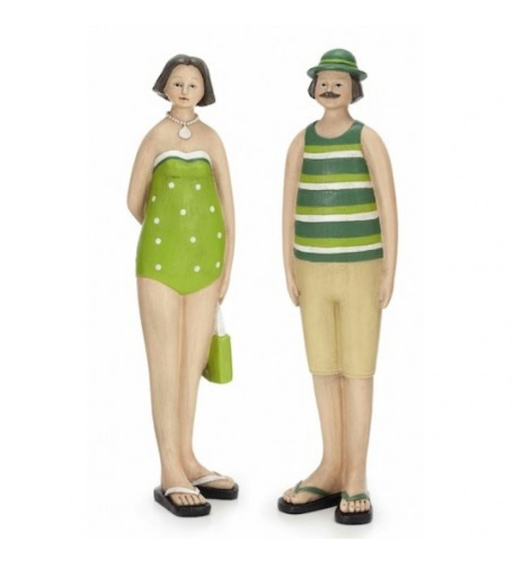 Pareja bañistas