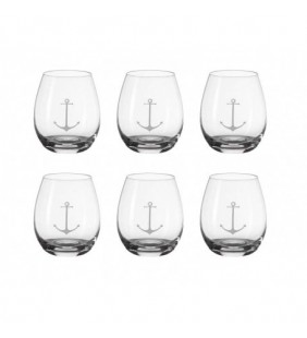 Set 6 vasos ancla