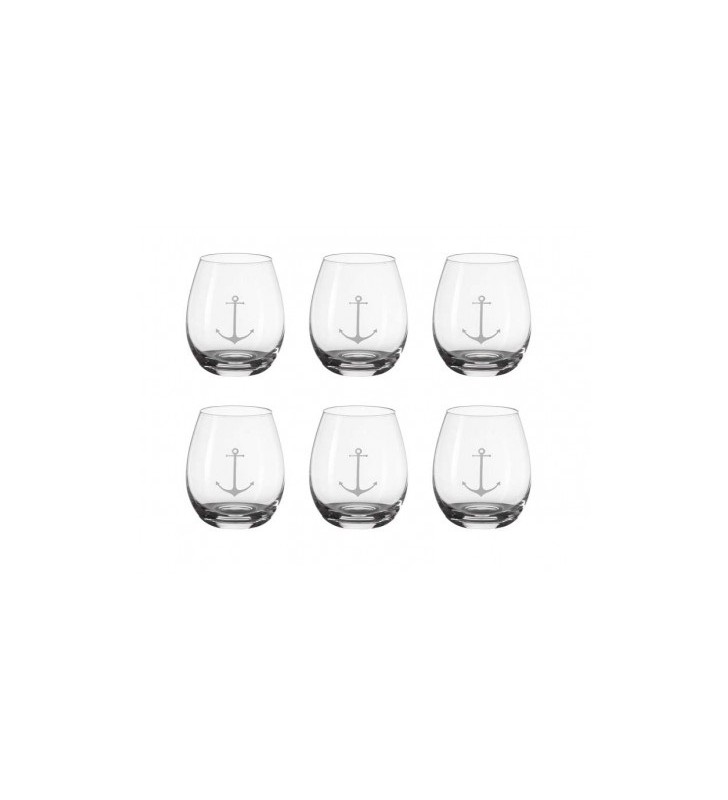 Set 6 vasos ancla
