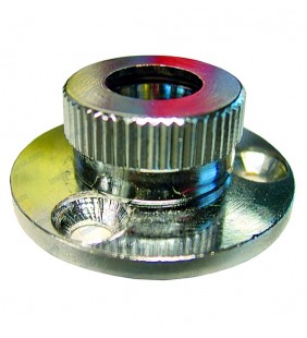 Pasacables 6mm latón cromado