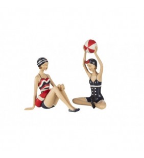 Pareja bañistas