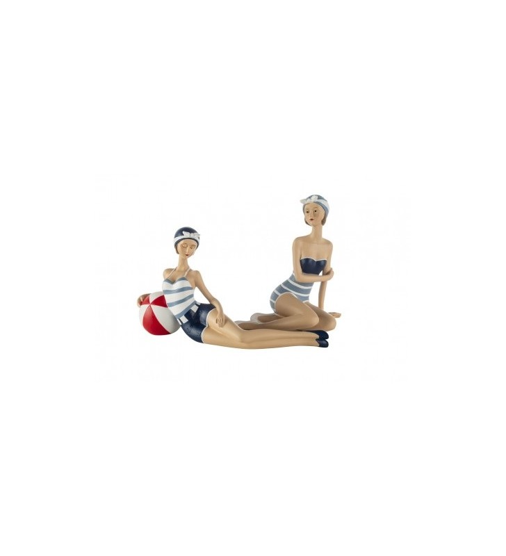 Pareja bañistas