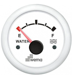 Indicador agua 0-190 WEMA blanco