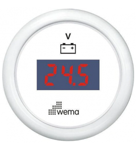 Voltímetro digital WEMA blanco