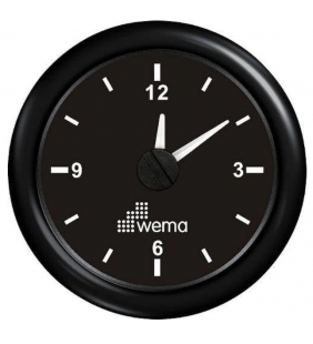Reloj horario de salpicadero WEMA negro