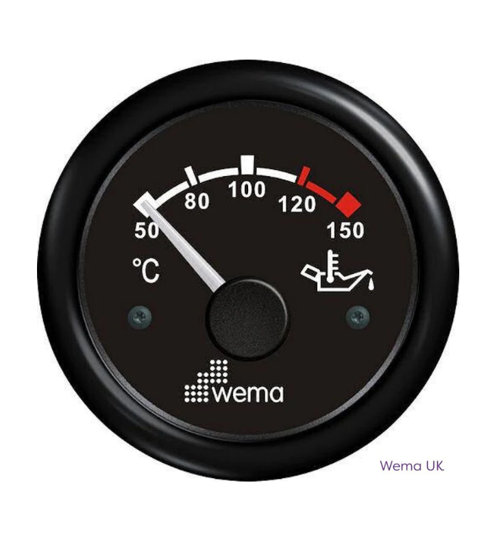 Termómetro de aceite WEMA negro