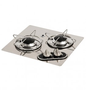 Cocina 2 fuegos diagonal empotrable GS