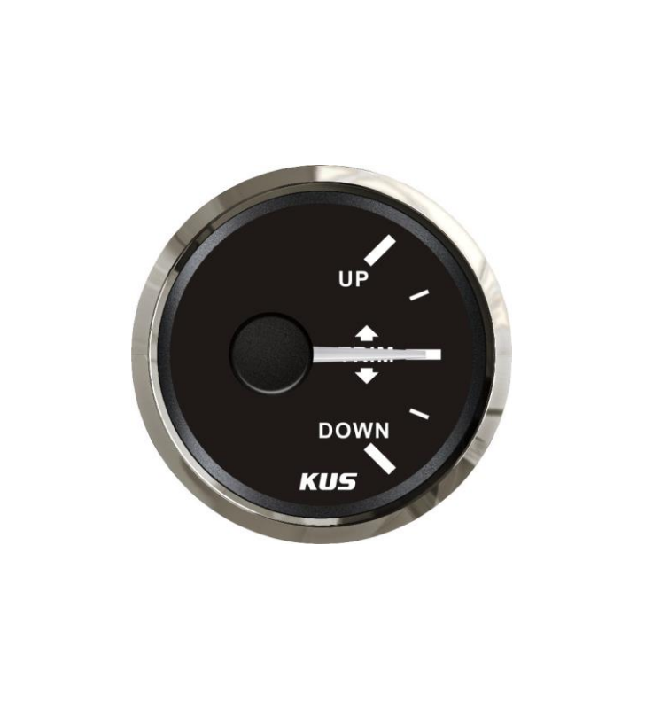 Indicador trim Kus inox negro