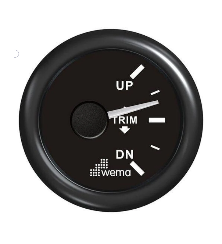 Indicador de trim WEMA negro