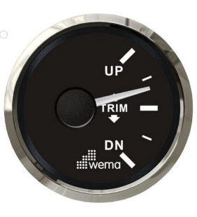 Indicador trim WEMA inox negro
