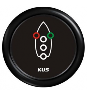 Indicador luces de navegación Kus negro