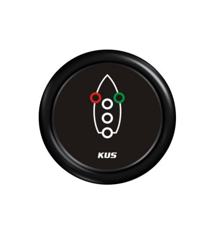 Indicador luces de navegación Kus negro